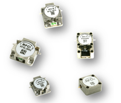 RFCI窄波段S、C、X波段和Ku波段法蘭安裝隔離器